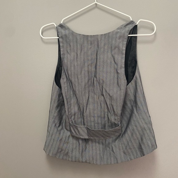 vintage pinstripe vest! 90’s style and lightly used - Picture 2 of 2